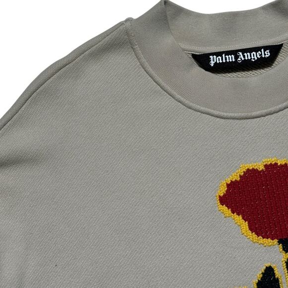 Fringe knitted graphic sweater - Picture 2 of 5